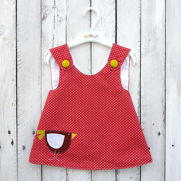 Abitino PINAFORE Rosso | Thialò - MamyOnBoard