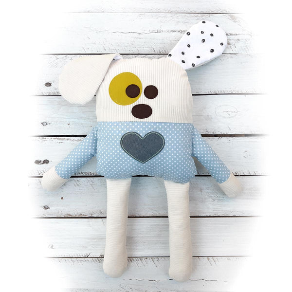 Cane Bianco & pois celesti | Thialò - MamyOnBoard