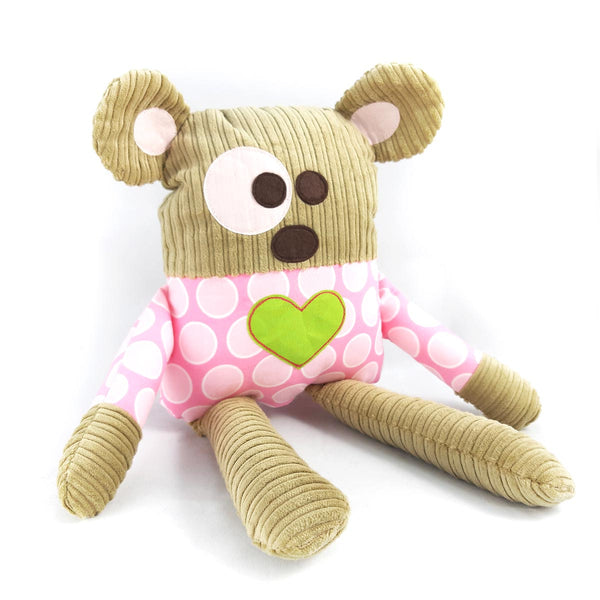 Orso Nocciola & Pois rosa | Thialò - MamyOnBoard