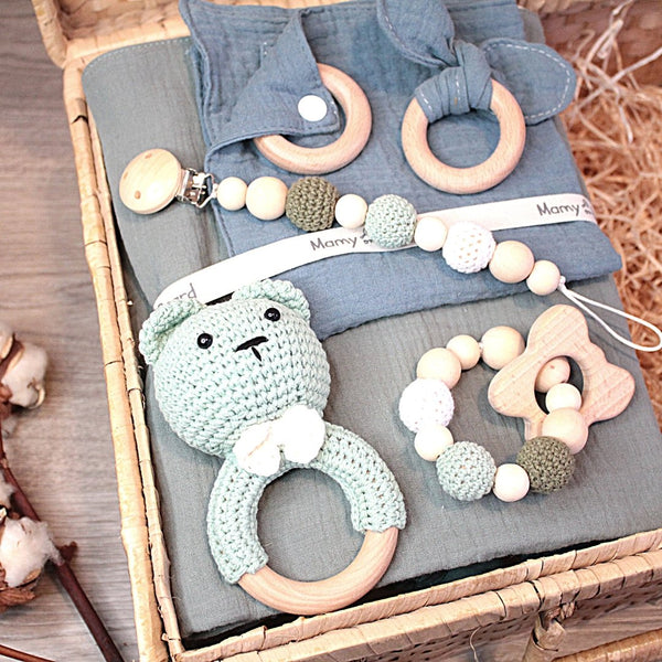 Set coccole basic | Orsetto verde - MamyOnBoard