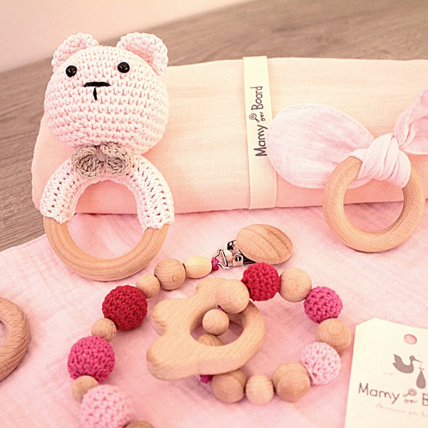 Set coccole | Orsetto Rosa - MamyOnBoard