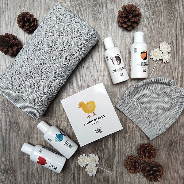 Set nascita Dressy | Light Grey - MamyOnBoard