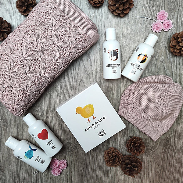 Set nascita Dressy | Rosa Polvere - MamyOnBoard