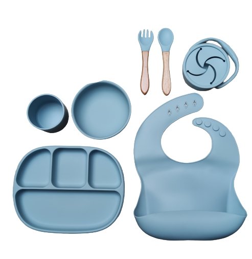 Set Pappa Crescita | AZZURRO POLVERE - MamyOnBoard
