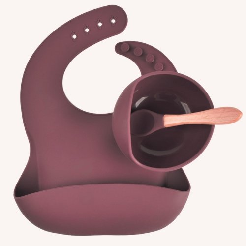 Set Prime Pappe BORDEAUX in silicone alimentare - MamyOnBoard