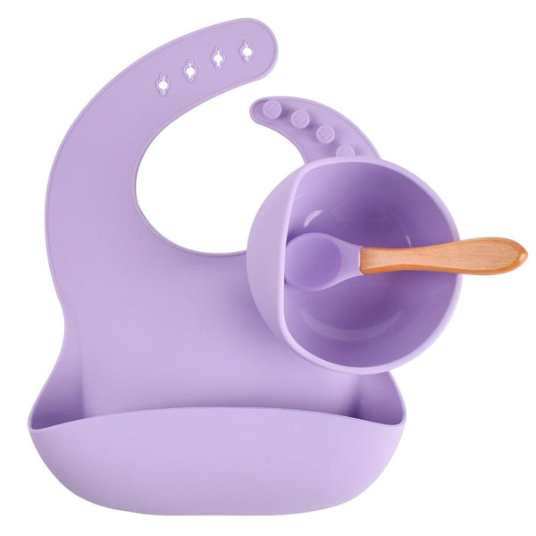 Set Prime Pappe LILLA LAVANDA in silicone alimentare - MamyOnBoard
