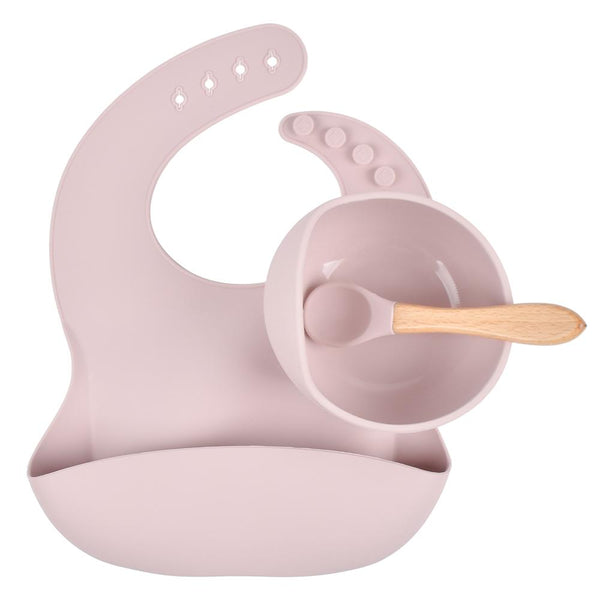 Set Prime Pappe ROSA in silicone alimentare - MamyOnBoard