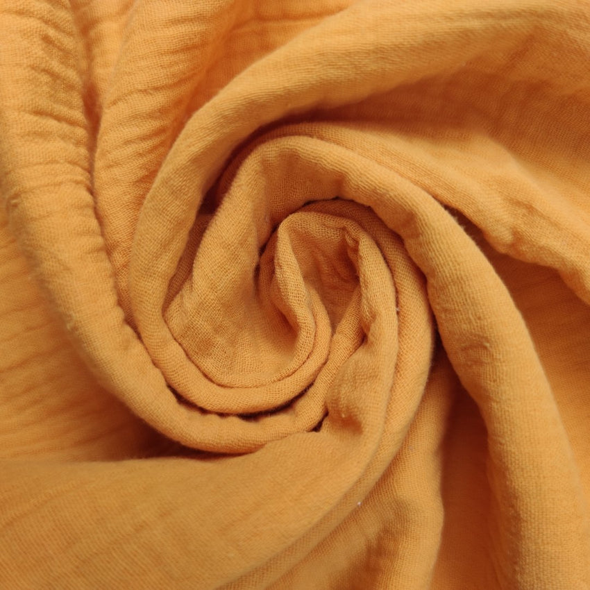 Mussola 40x70 cm 100% cotone organico e bambù | Senape - MamyOnBoard